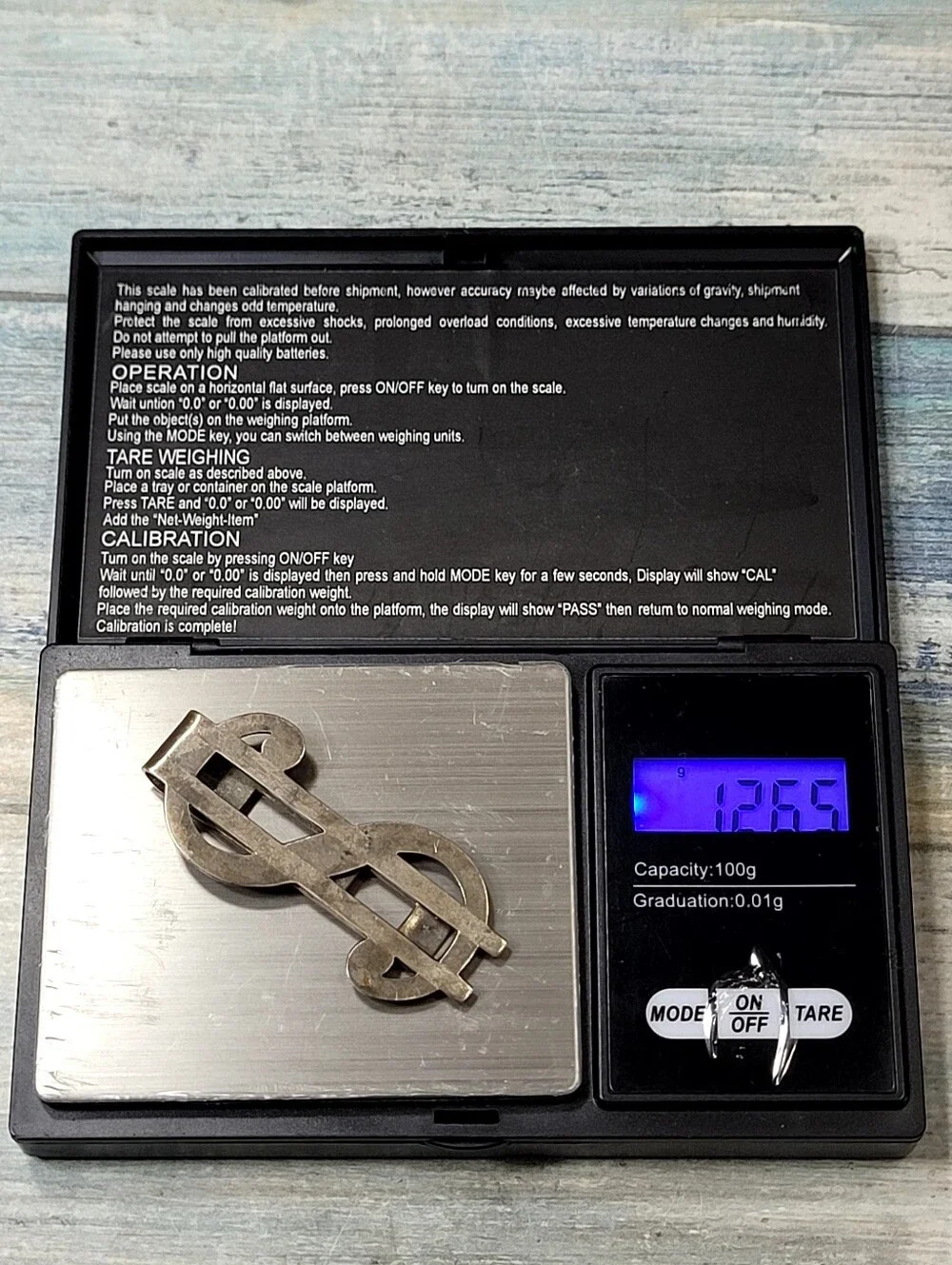 Swank Sterling  Money clip